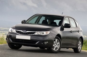 Subaru Impreza car for hire in Paphos Cyprus