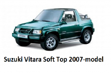 Suzuki Vitara Soft Top car for hire in Paphos Cyprus